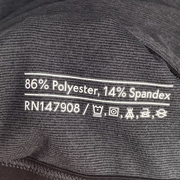 Outdoor Voices Athena Crop Racerback Top Women's Size M Charcoal Gym Athleisure - Picture 8 of 11